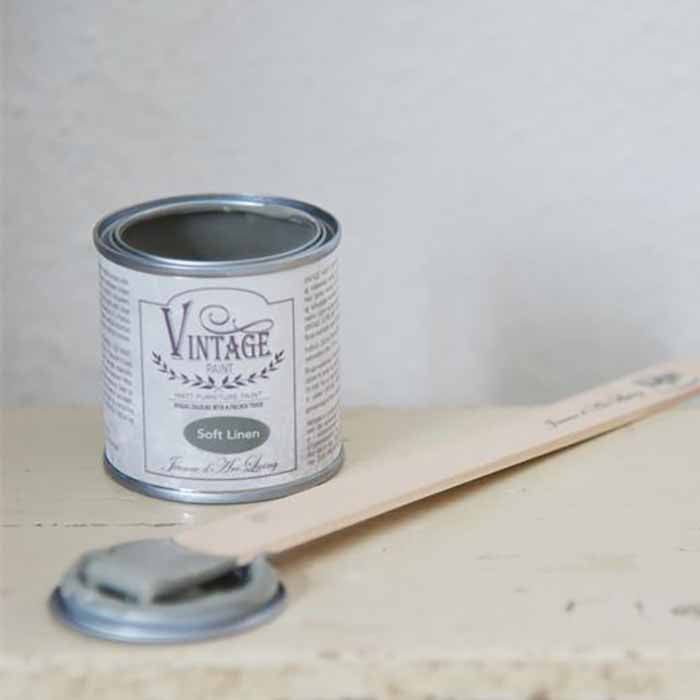 Kalkkimaali Soft Linen 100ml Vintage Paint