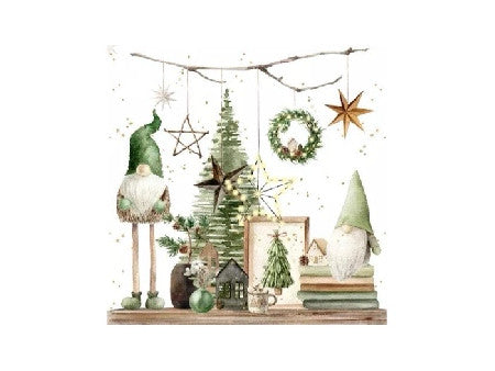 Servetti Tontut vihreä