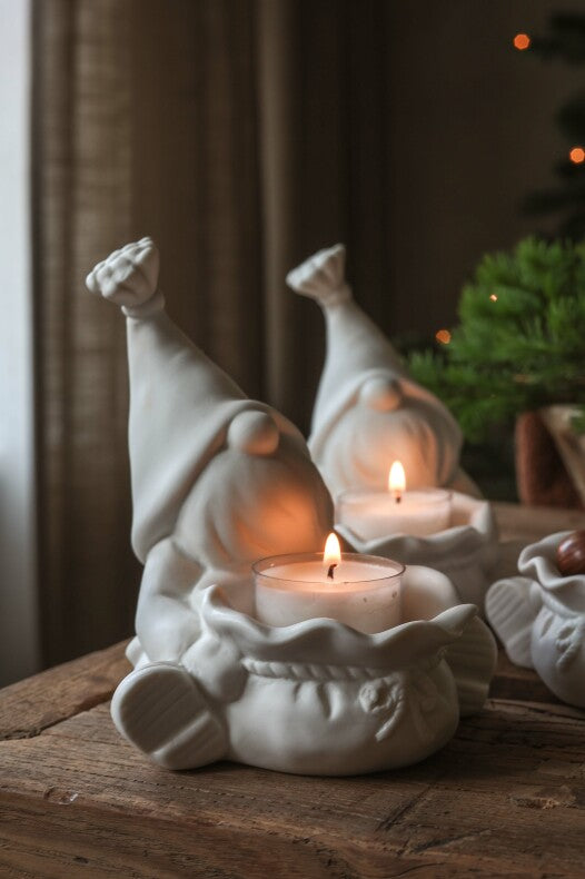 Tuikkulyhty Joulutonttu Majas Cottage