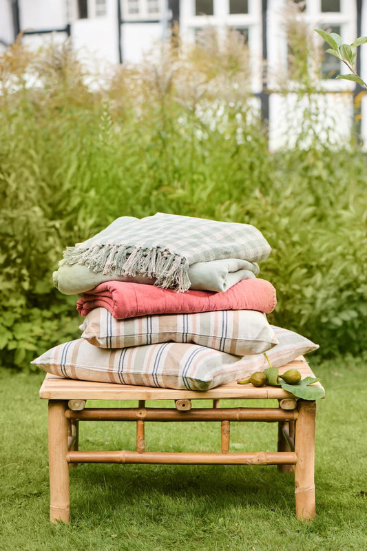 Torkkupeitto vihreäruudullinen Ib Laursen