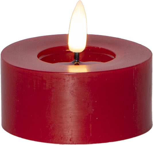 Led-tuikku 7cm 2kpl/pkt punainen Flamme Flow