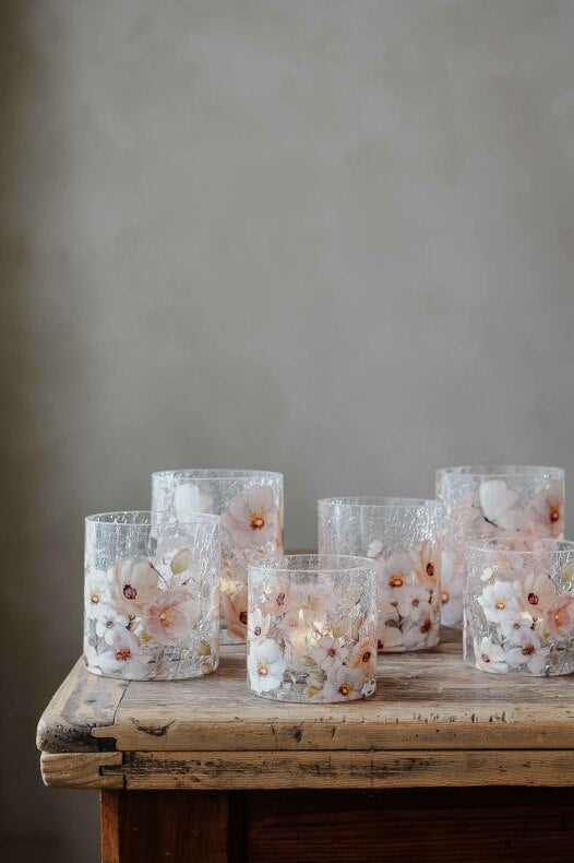 Tuikkulyhty Blossom& Buttelflies 2 eri kokoa