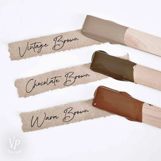 Kalkkimaali Warm Brown 100ml Vintage Paint