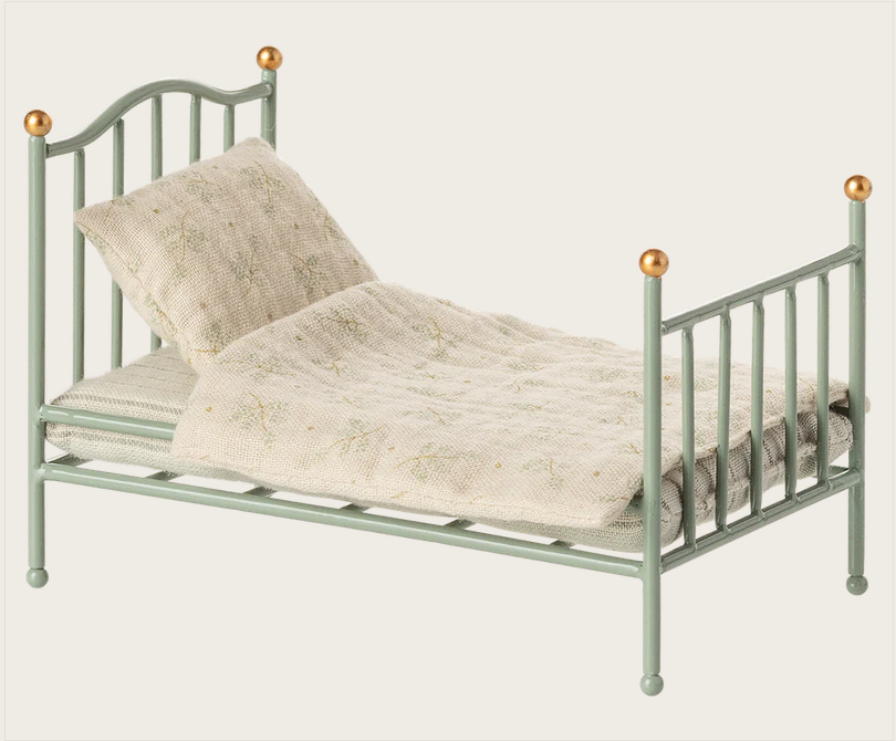 Maileg vintagesänky vihreä