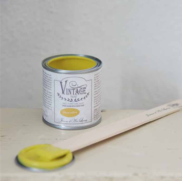 Kalkkimaali Warm Yellow 100ml Vintage Paint