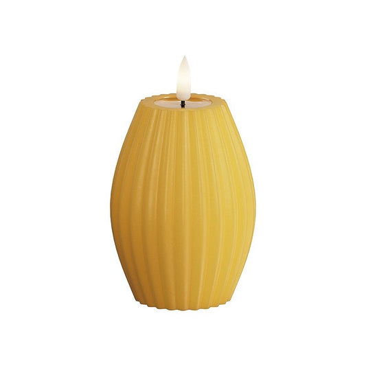 Led-kynttilä Stripe curry Deluxe Homeart