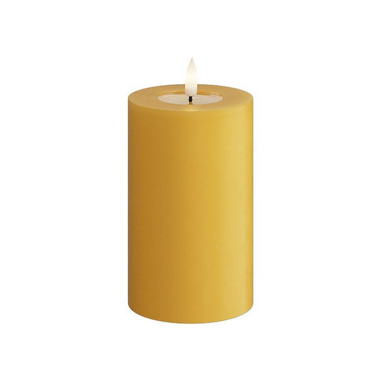 Led-pilarikynttilä curry Deluxe Homeart