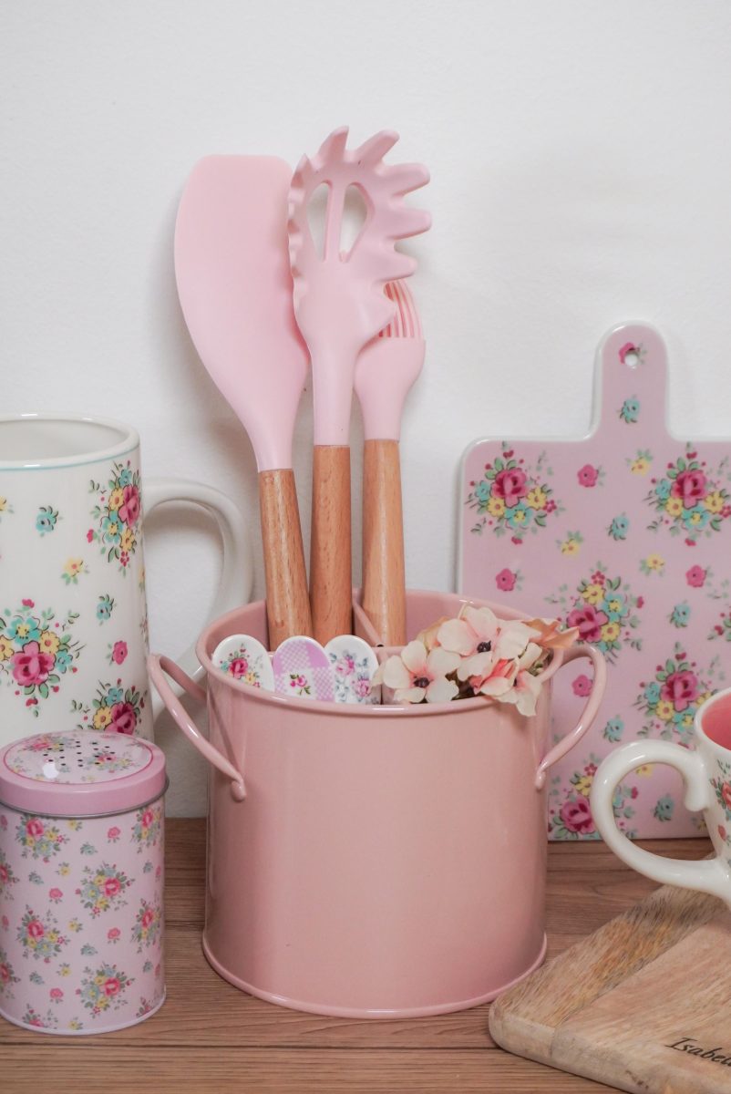 Aterinteline Isabelle Rose Home beige tai vaaleanpunainen