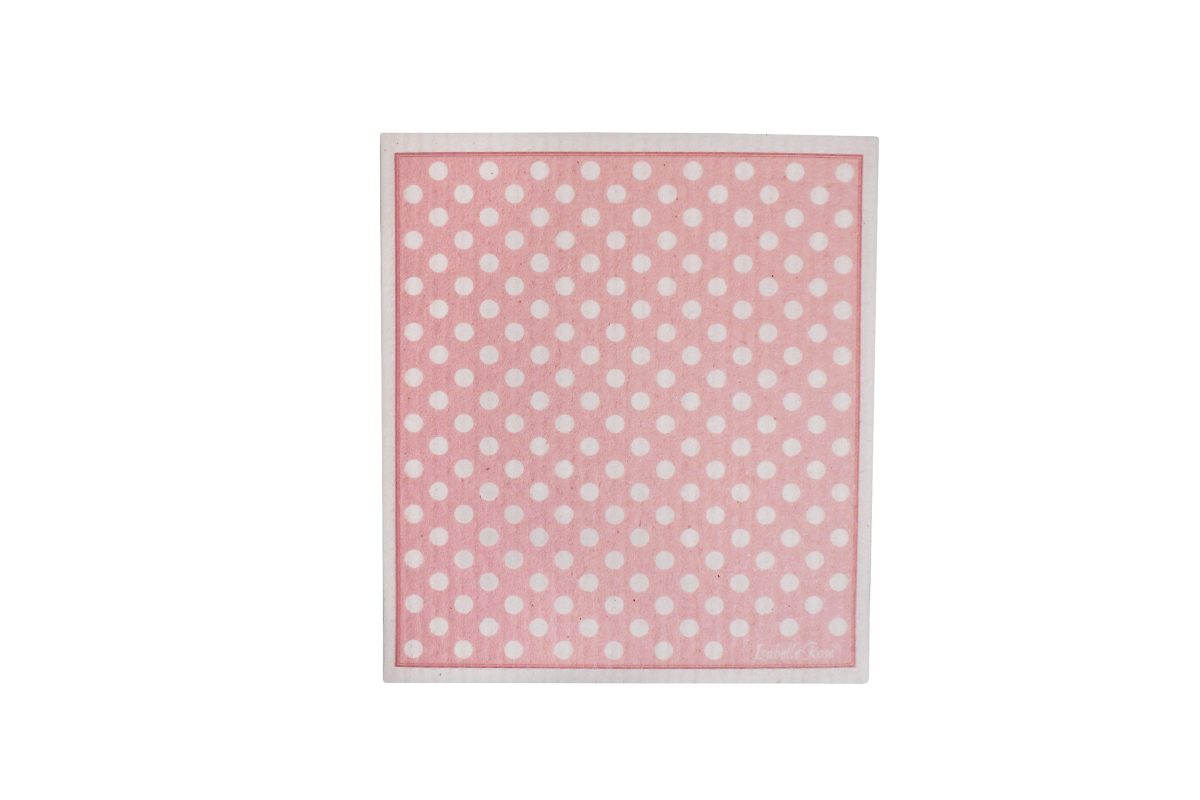 Tiskiliina Polka dot vaaleanpunainen Isabelle Rose