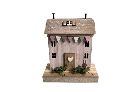 Puinen koriste talo beige Isabelle Rose