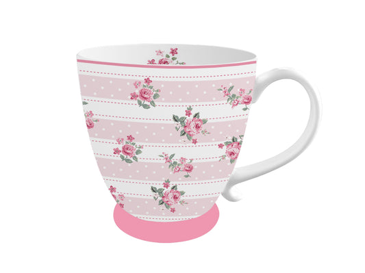 Posliinimuki Bella stripe 430ml Isabelle Rose