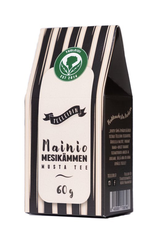 Musta tee Mainio Mesikämmen Teeleidi