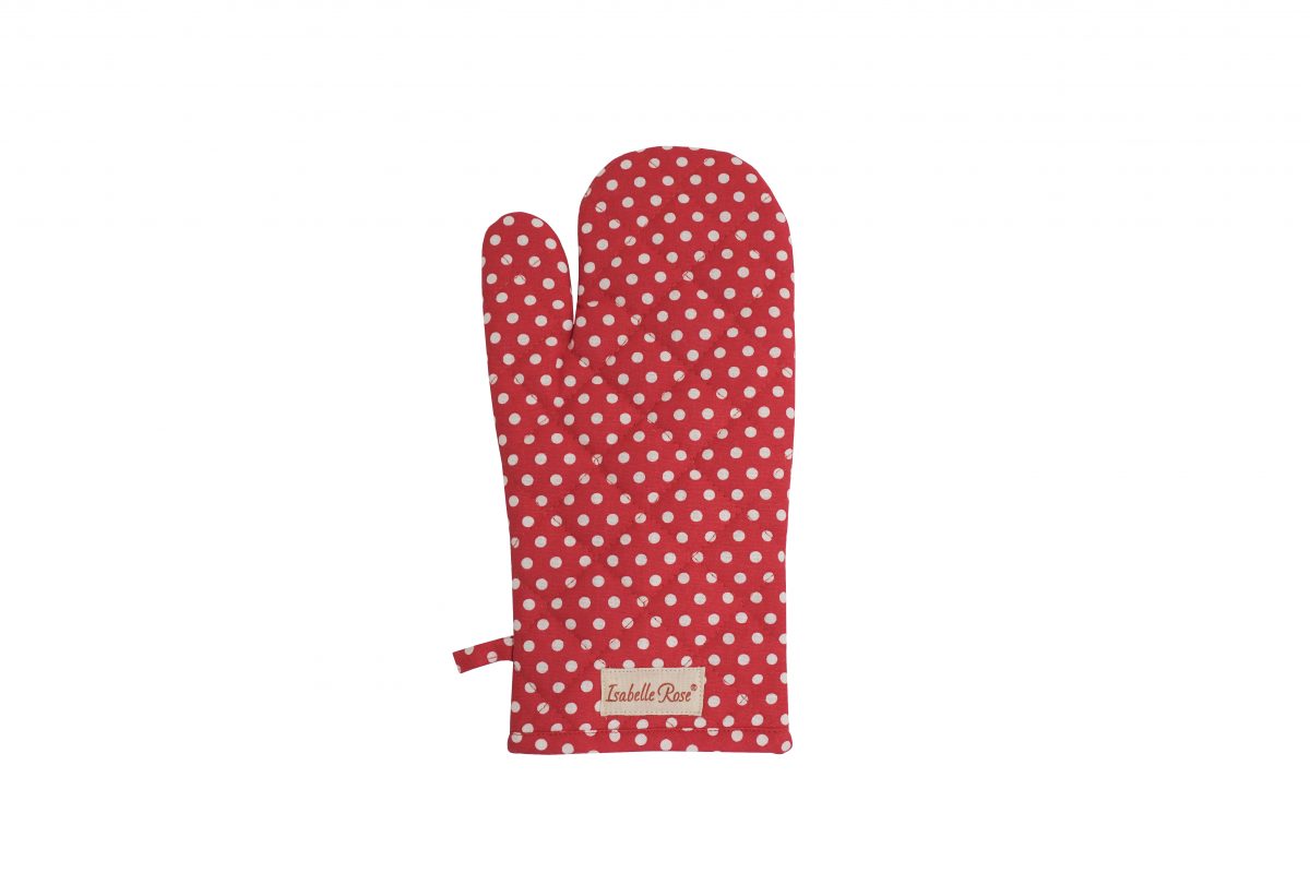 Patakinnas Polka dot punainen Isabelle Rose Home