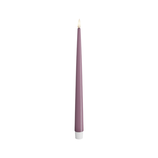 Led-kruunukynttilä Shiny  Light purple Deluxe Homeart
