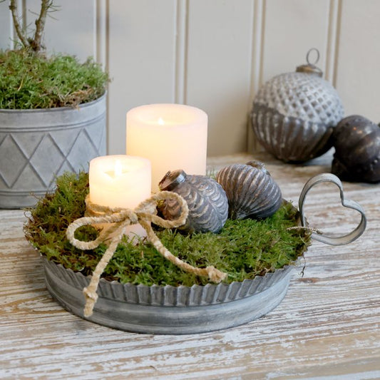 Sinkkitarjotin sydänkahvalla Chic Antique