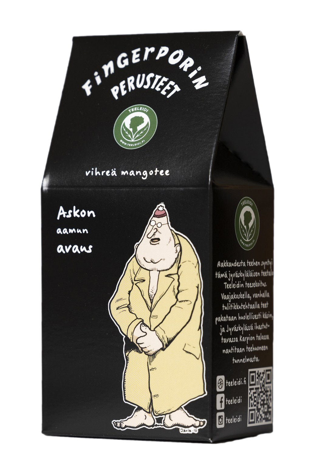 Vihreä mangotee Askon aamun avaus