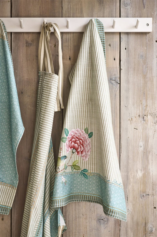 Pip Studio keittiöpyyhe Blushing Birds Bird Khaki 50x70cm