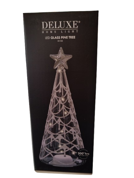 Led-Lasikuusi 22cm Deluxe Homeart