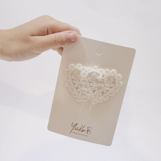 Hiusklipsi Esmee pitsisydän