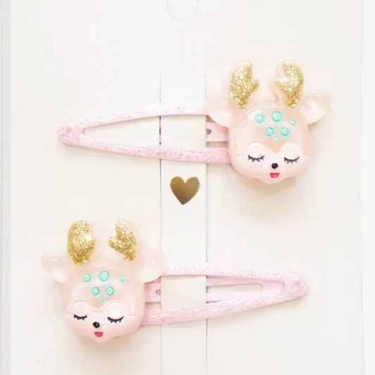 Hiusklipsi Peura roosa 2kpl/pkt