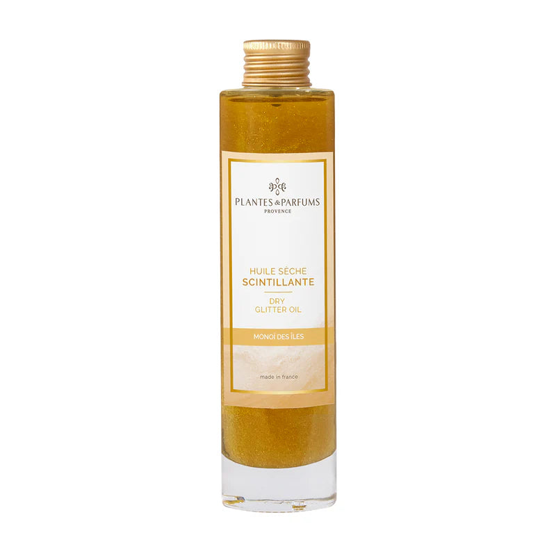Glitter Vartaloöljy Monoi 100ml Plantes& Parfums