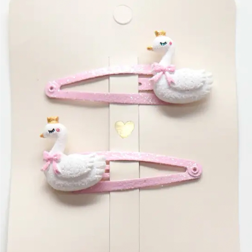 Hiusklipsi Queens joutsenet 2kpl/pkt