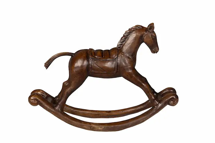 Keinuhevonen ruskea 21cm