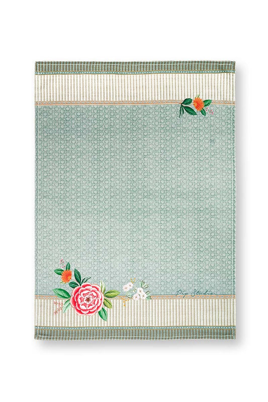Pip Studio keittiöpyyhe Blushing Birds Bird blue