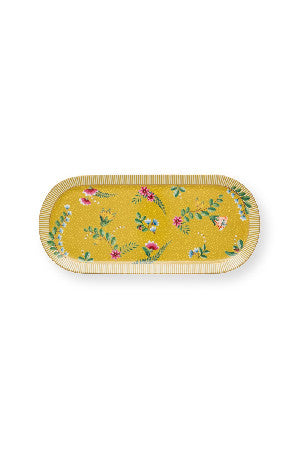 Pip Studio La Majorelle Yellow kakku/tarjoilualusta 33,3x15,5