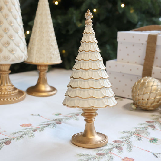 Joulukuusi 23,5cm antique cream Chic Antique