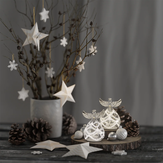 Led-Lasienkelit 9cm 2kpl/pkt Deluxe Homeart