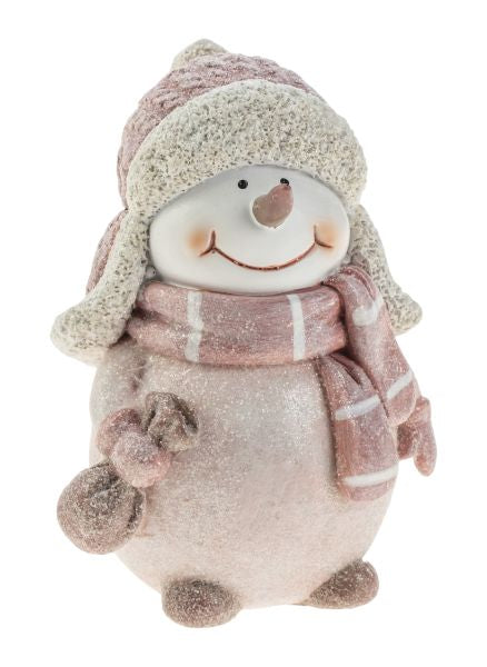 Joulukoriste Lumiukko 10cm Weiste