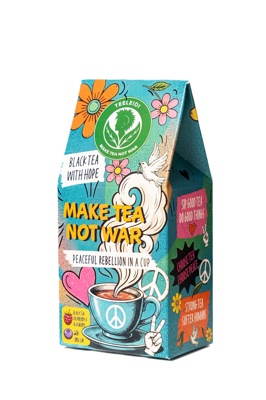 Musta tee, Punklady – Make tea not war 60g Teeleidi