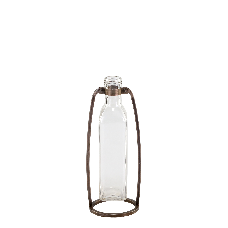 Maljakko metallitelineessä 23,5cm