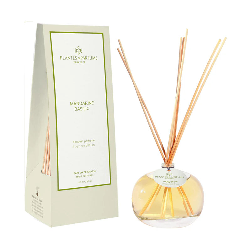 Huonetuoksu Mandariini & basilica 100ml Plantes & Parfums