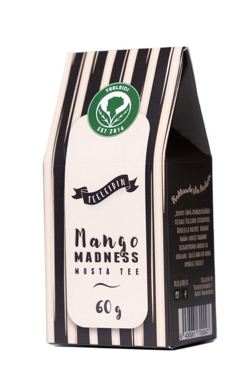 Musta tee Mango madness Teeleidi