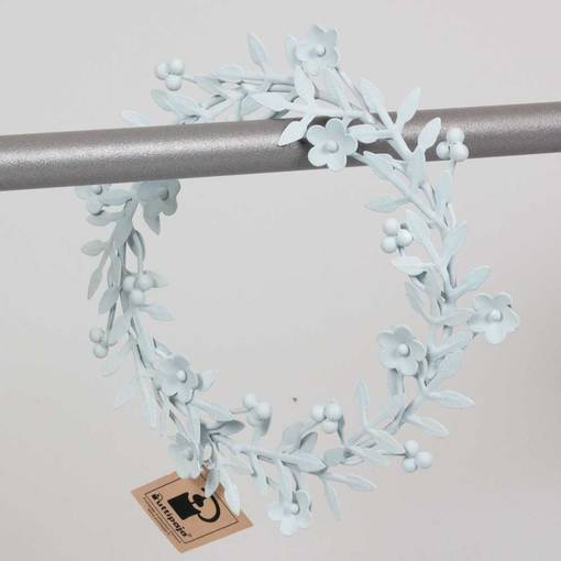 Metallikranssi pastelli 20cm