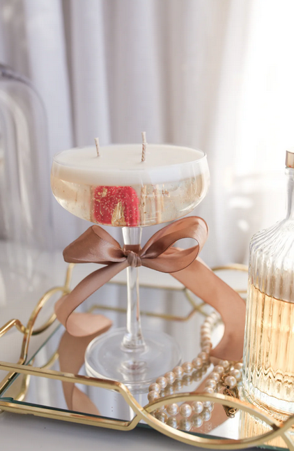 Mansikkashampanja kynttilä