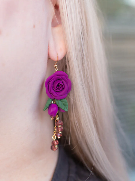 Melody-korvakorut punainen Smiling Design