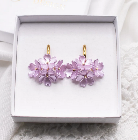 Noelle-korvakorut Liila Smiling Design