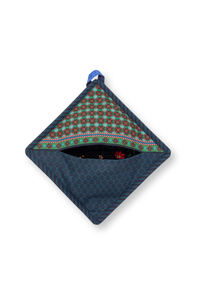 Pip Studio Patalappu Square Berry Blues Blue 22x22cm