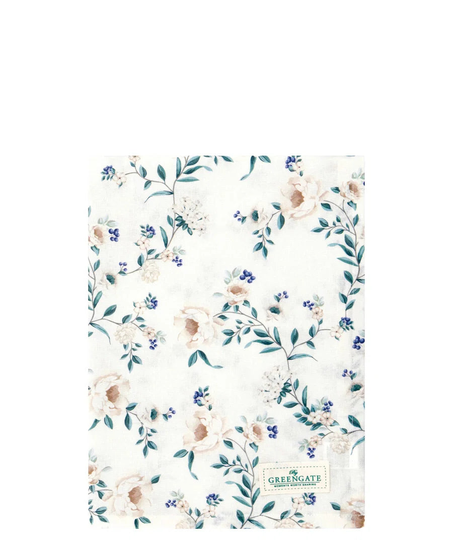 Keittiöpyyhe Philippa valkoinen Greengate