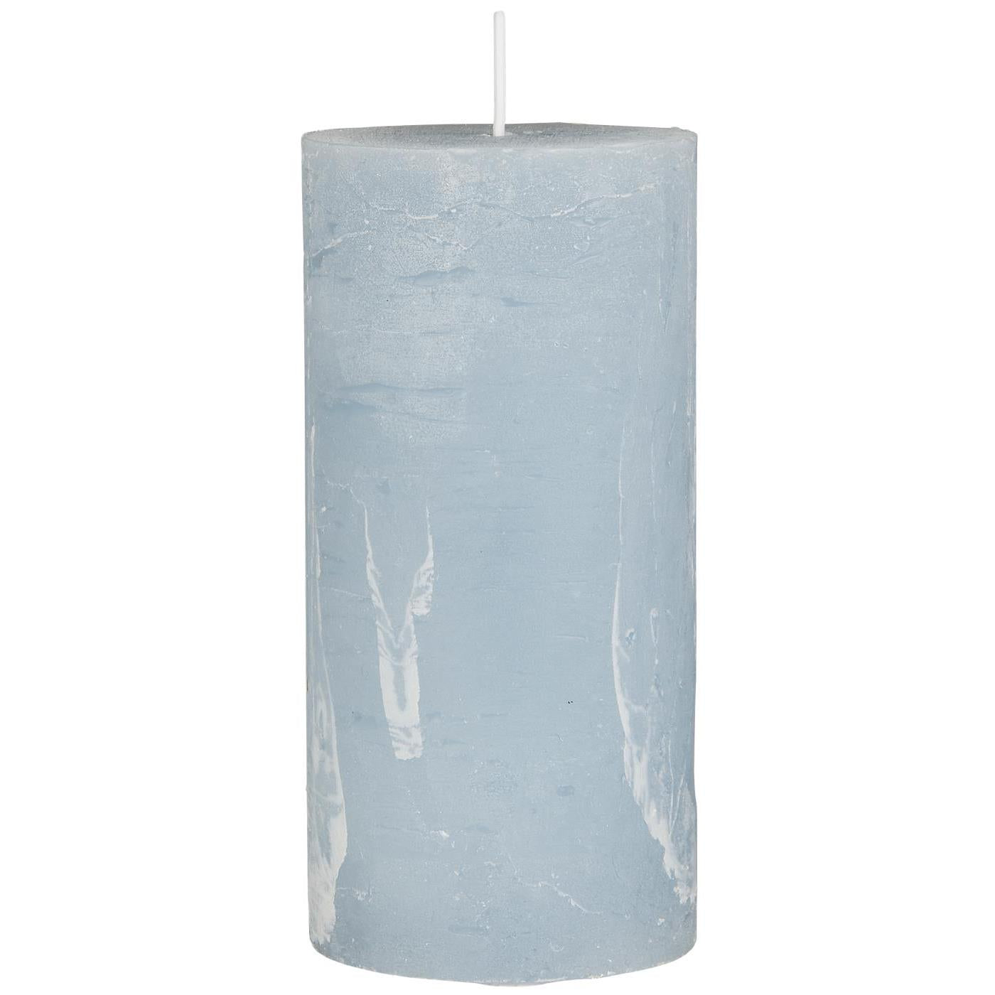 Pilarikynttilä Dusty Blue 14cm
