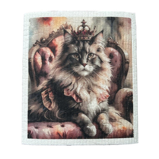 Tiskiliina Ragdoll kruuunulla