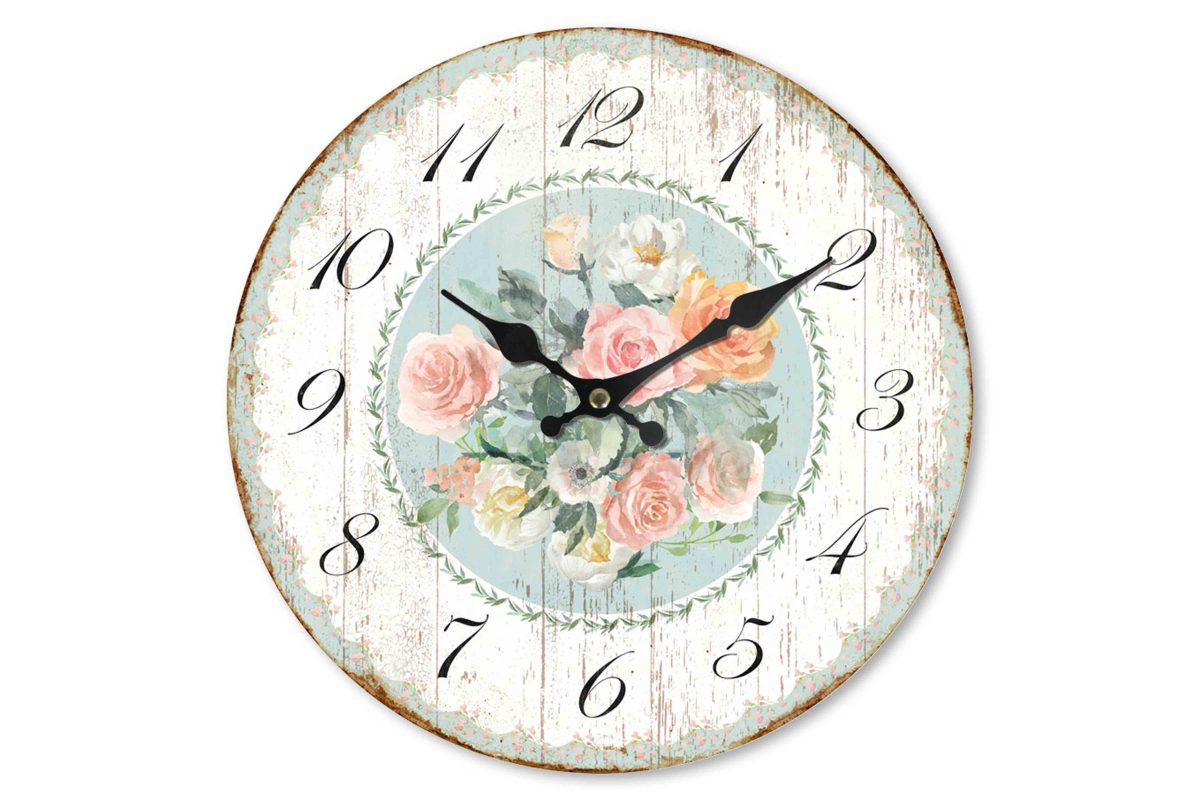 Seinäkello Pastel life 29cm Isabelle Rose
