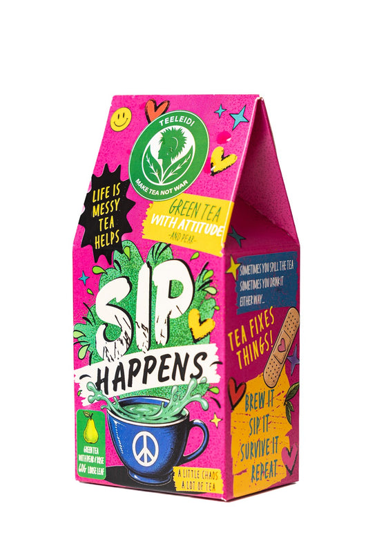 Vihreä tee, Punklady – Sip happens 60g Teeleidi