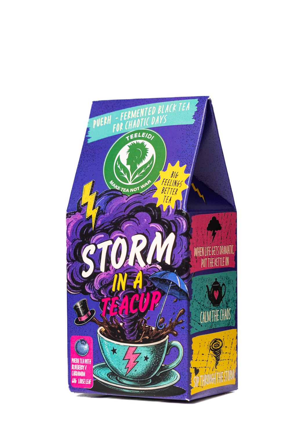 Puerh tee, Punklady – Storm in a teacup 60g Teeleidi