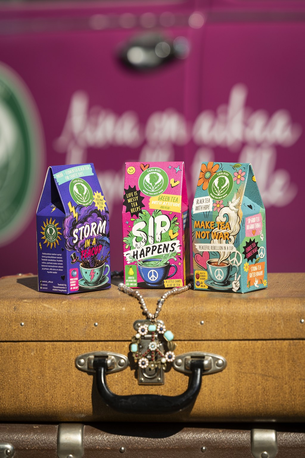 Vihreä tee, Punklady – Sip happens 60g Teeleidi