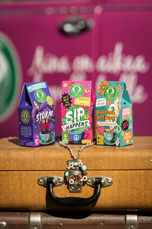 Vihreä tee, Punklady – Sip happens 60g Teeleidi
