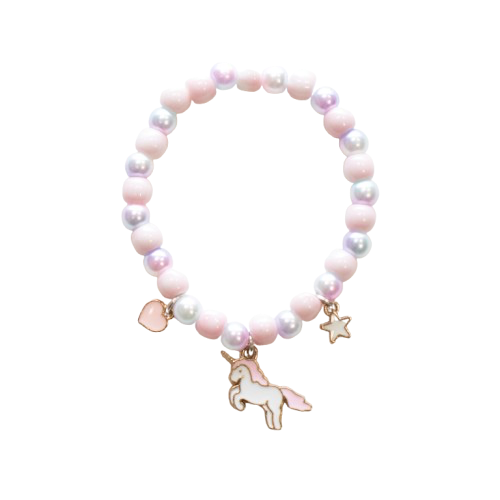 Rannekoru yksisarvinen vaaleanpunainen